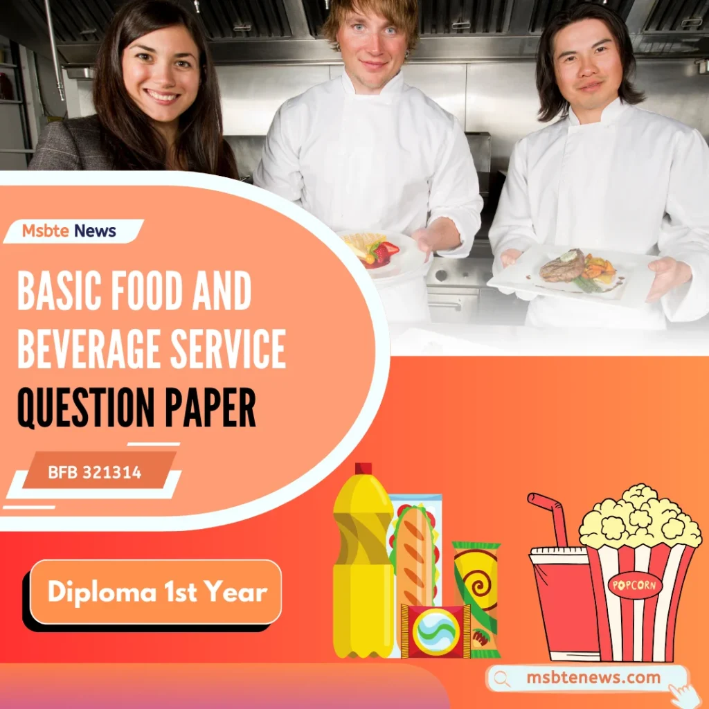 Basic Food And Beverage Service Sample Question Paper