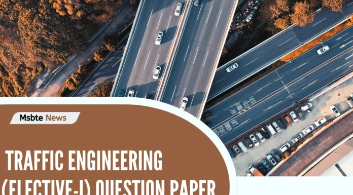22507 Traffic Engineering Sample Question Paper Pdf Traffic Engineering (Elective-I) Sample Question Paper Pdf