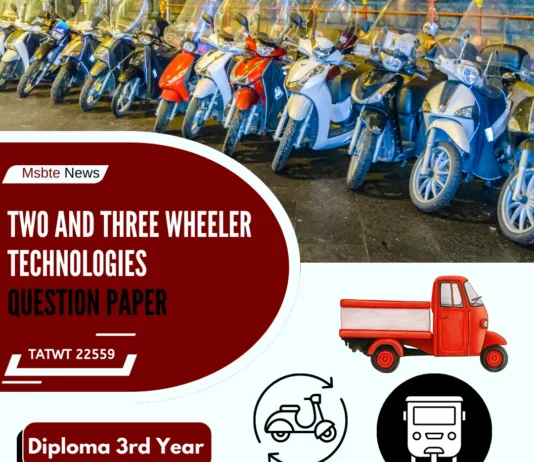 22559 Two And Three Wheeler Technologies Question Bank Two And Three Wheeler Technologies Question Bank