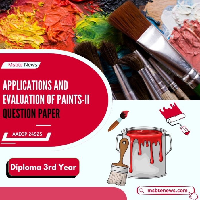 Applications And Evaluation Of Paints II Old Question Paper Pdf