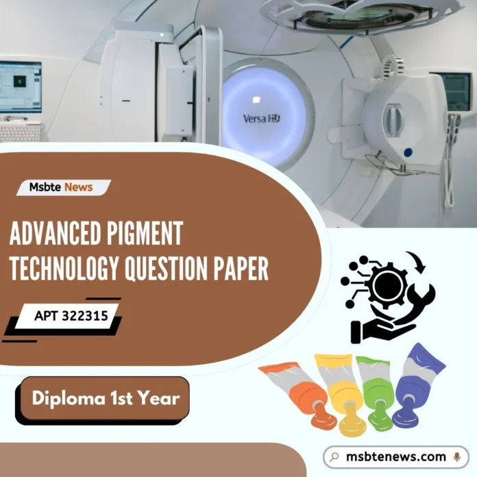 Advanced Pigment Technology Sample Question Paper