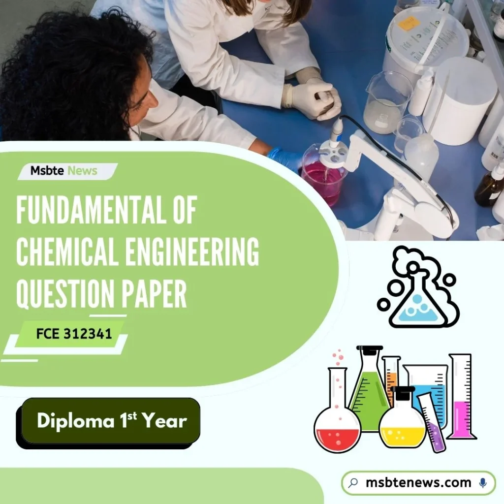 Fundamental of Chemical Engineering Question Paper