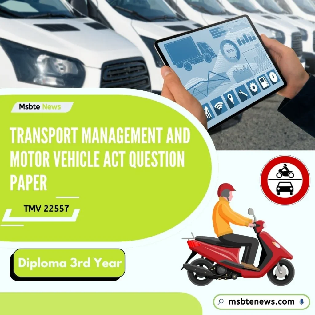 Transport Management And Motor Vehicle Model Question Paper